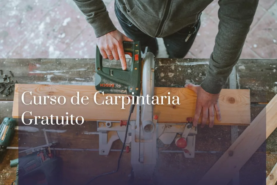 Curso de Carpintaria Gratuito