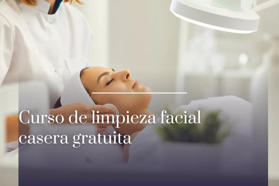 Curso de limpieza facial casera gratuita