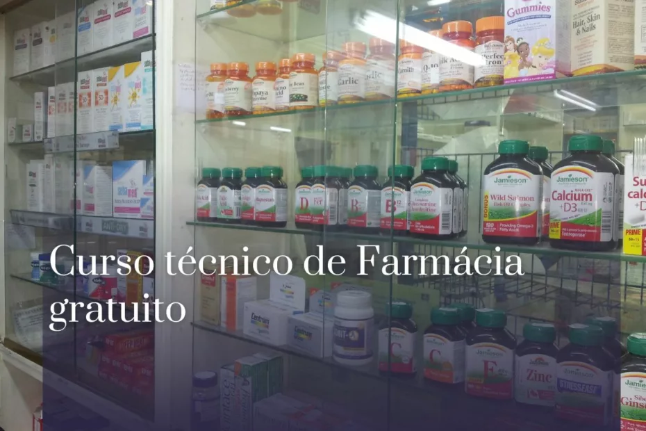 Curso técnico de Farmácia gratuito