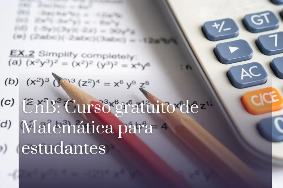 UnB Curso gratuito de Matemática para estudantes